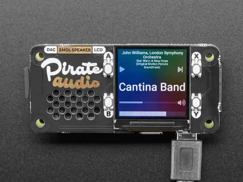 Pirate Audio: динамик для Raspberry Pi — встроенный динамик мощностью 1 Вт