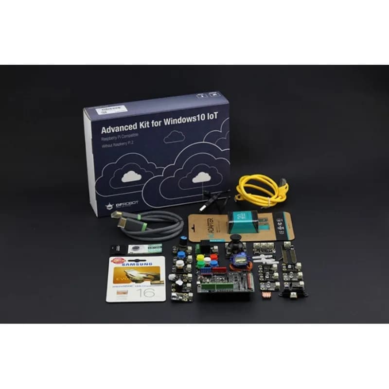 Расширенный комплект для Raspberry Pi 2/3 без Pi (совместим с Windows 10 IoT)