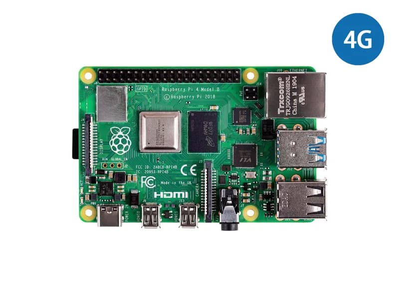 Компьютер Raspberry Pi 4, модель B, 4 ГБ