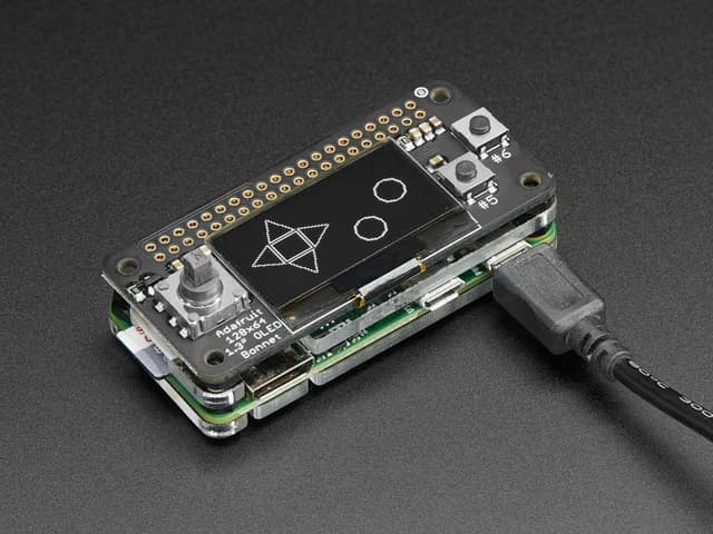 Комплект OLED-капота для Raspberry Pi Zero — включает Pi Zero W