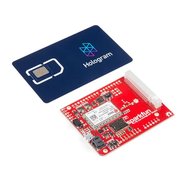 SparkFun LTE CAT M1/NB-IoT Shield — SARA-R4 (с голограммной SIM-картой)