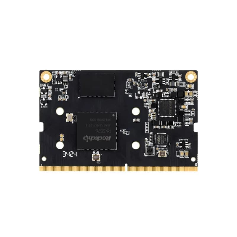 Модуль Luckfox Core3576, восьмиядерный процессор Rockchip RK3576 с тактовой частотой 2,2 ГГц, архитектура big.LITTLE, вычислительная мощность NPU 6 TOPS, варианты для оперативной памяти и eMMC