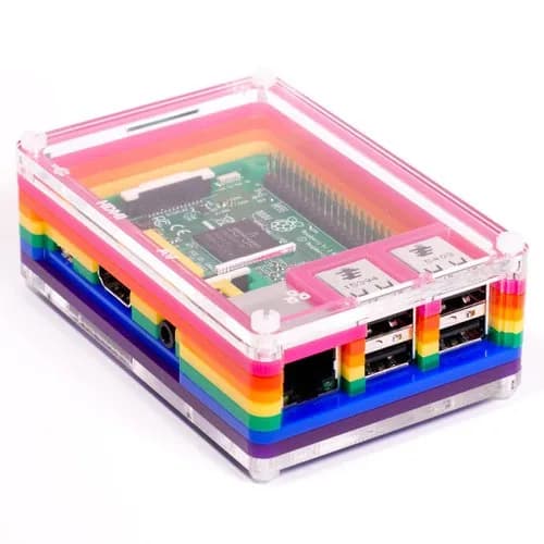 Raspberry Pi Pibow 3 — Радуга--